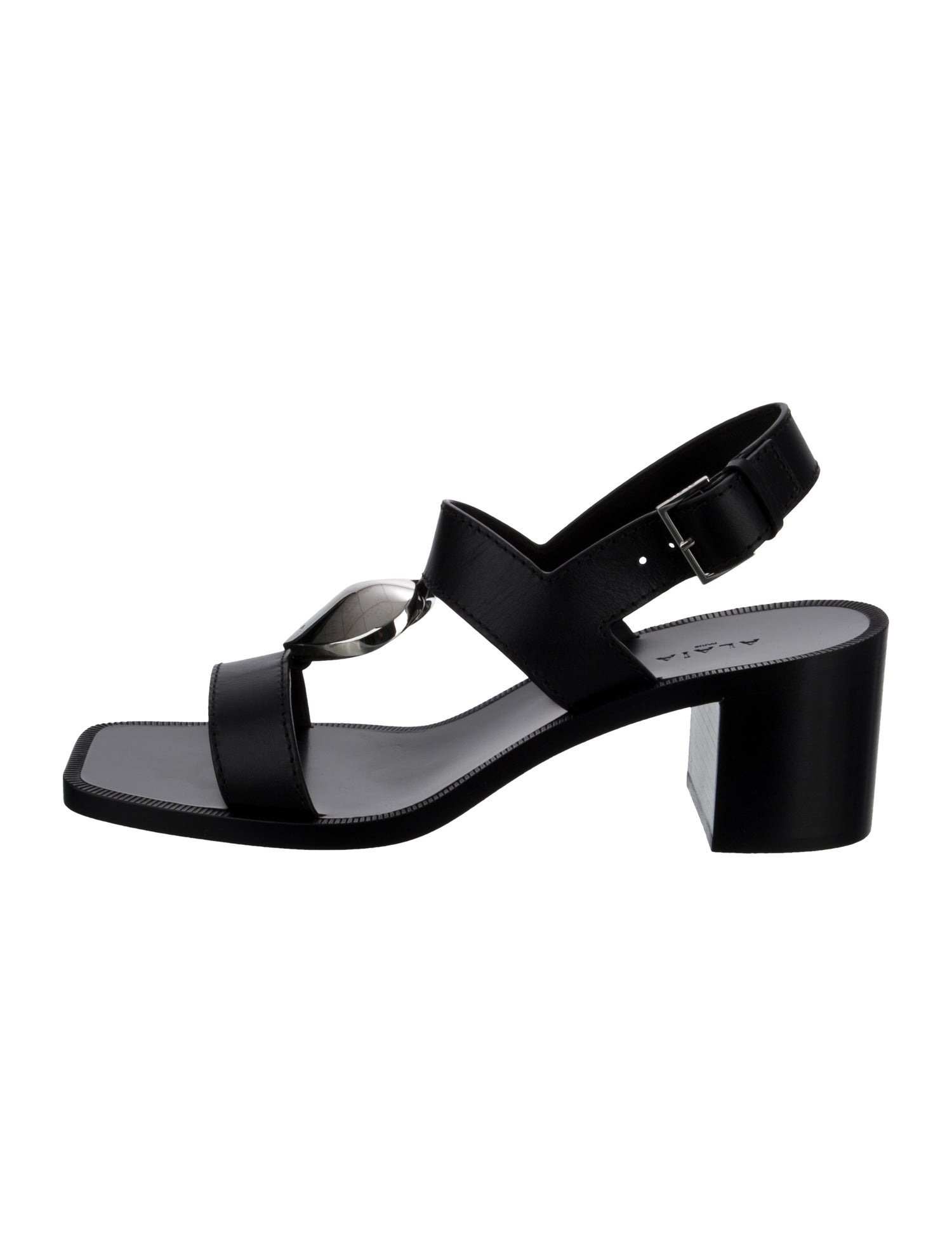Alaïa Leather Slingback Sandals
