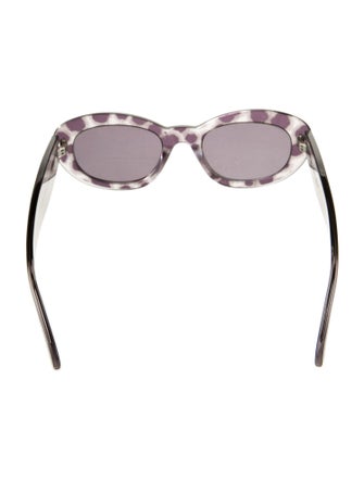 Alaïa Oversize Tinted Sunglasses