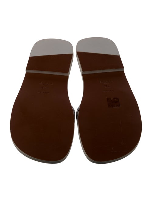 Alaïa Leather Lasercut Accents Slides