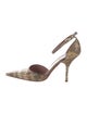 Alaïa Lizard Animal Print D'Orsay Pumps