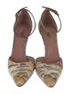 Alaïa Lizard Animal Print D'Orsay Pumps