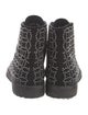 Alaïa Suede Studded Accents Combat Boots