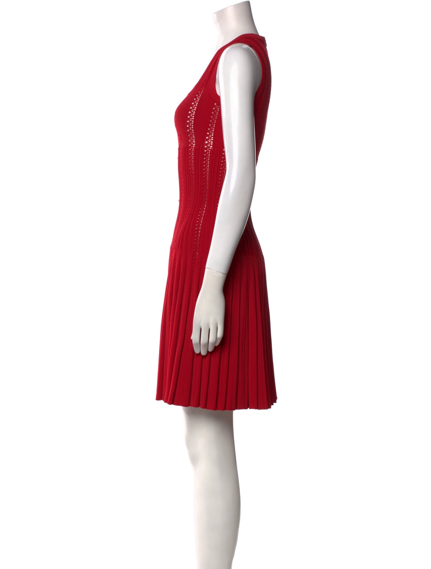 Alaïa Square Neckline Mini Dress