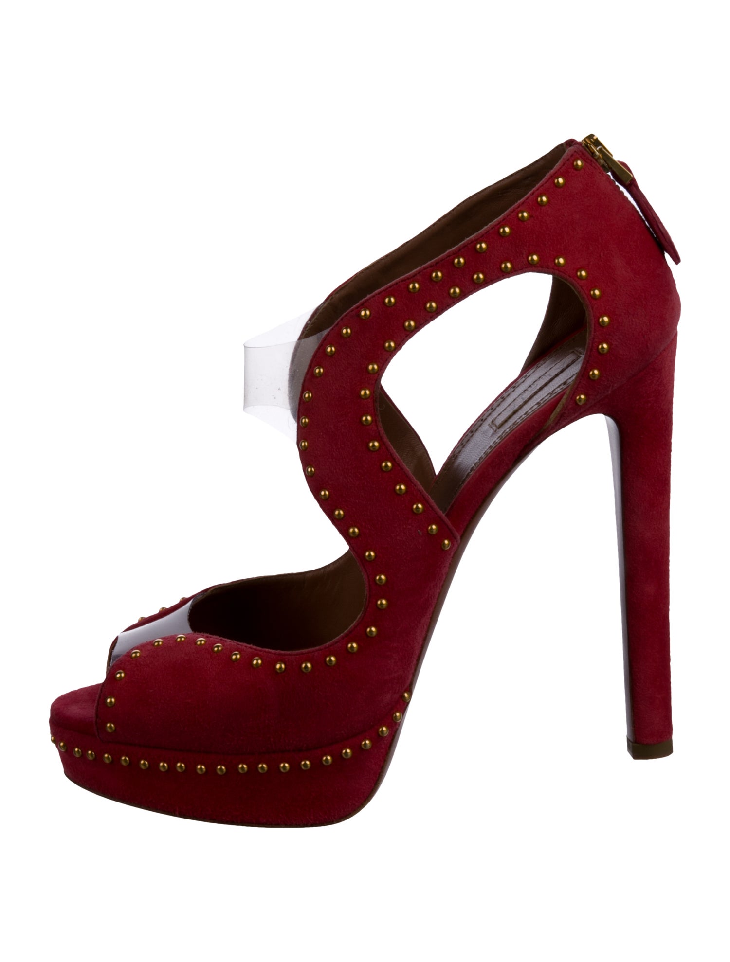 Alaïa Suede Studded Accents Pumps