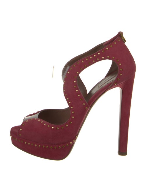 Alaïa Suede Studded Accents Pumps