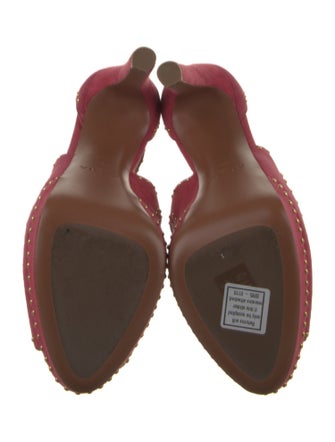 Alaïa Suede Studded Accents Pumps