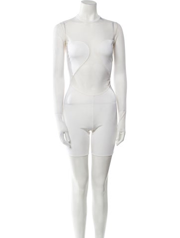 Alaïa Jumpsuits and Rompers 2022 Crew Neck Romper Us4, Fr36 | S