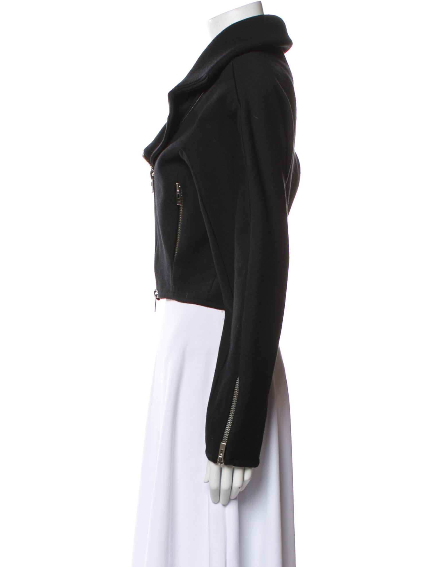 Alaïa 2023 Wool Biker Jacket