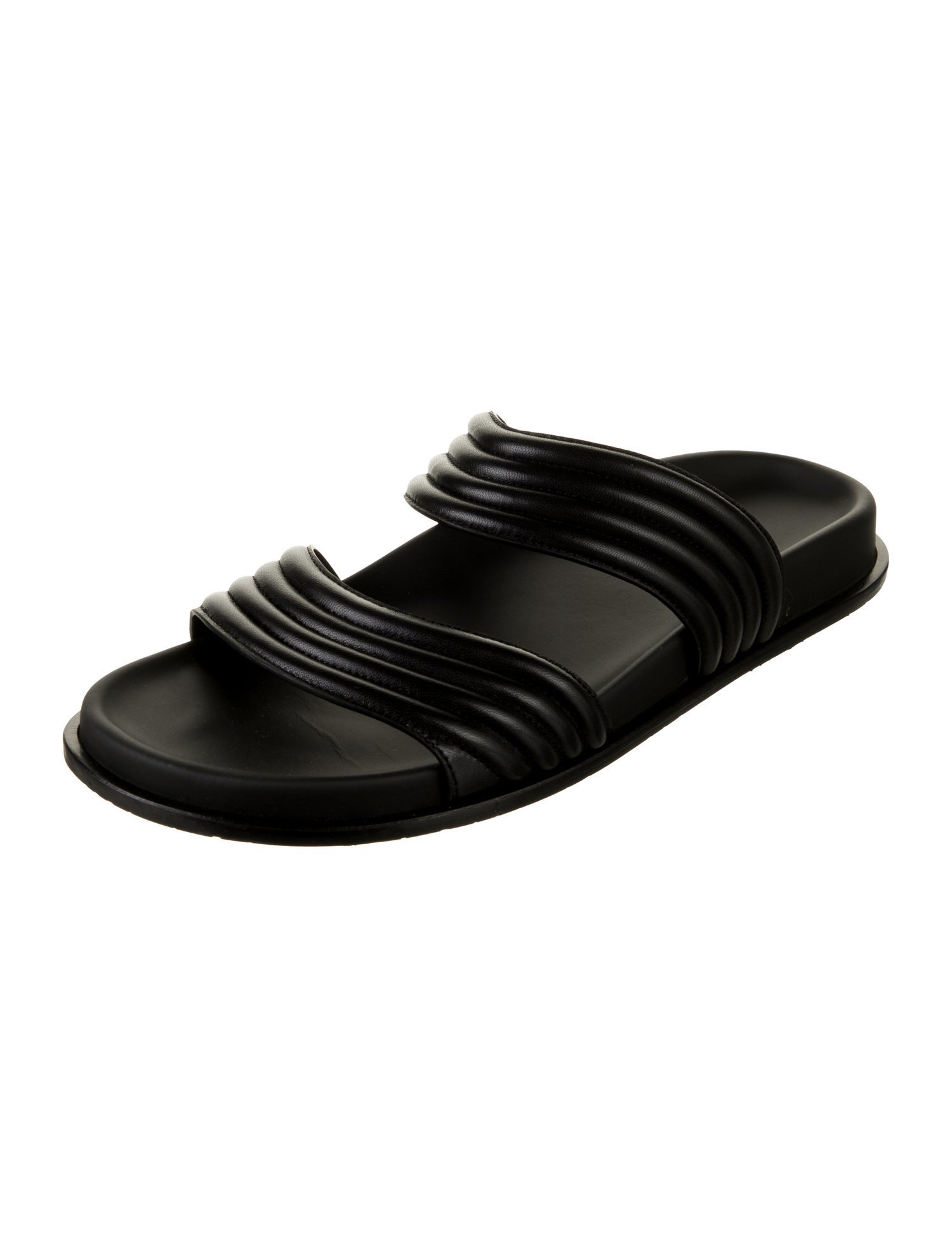 Alaïa Leather Slides