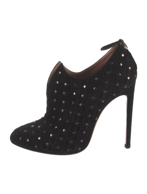 Alaïa Suede Studded Accents Pumps