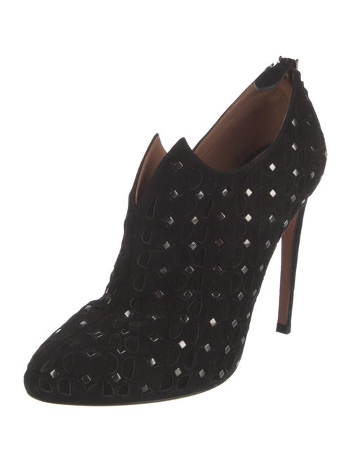 Alaïa Suede Studded Accents Pumps