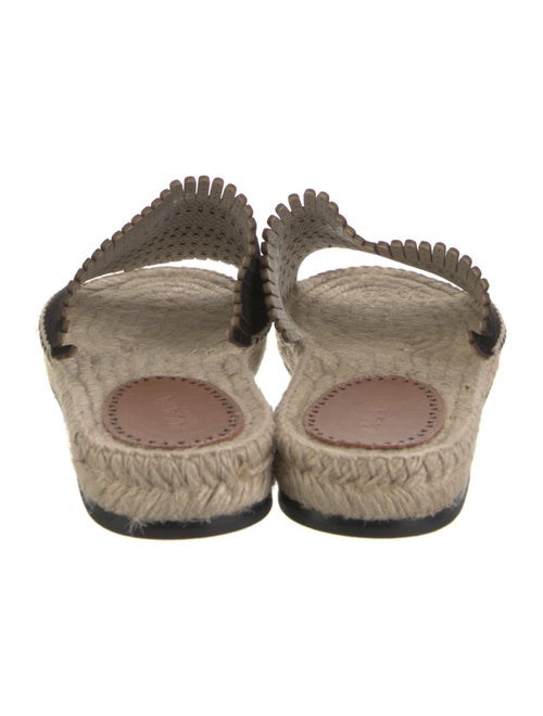 Alaïa Suede Lasercut Accents Espadrilles