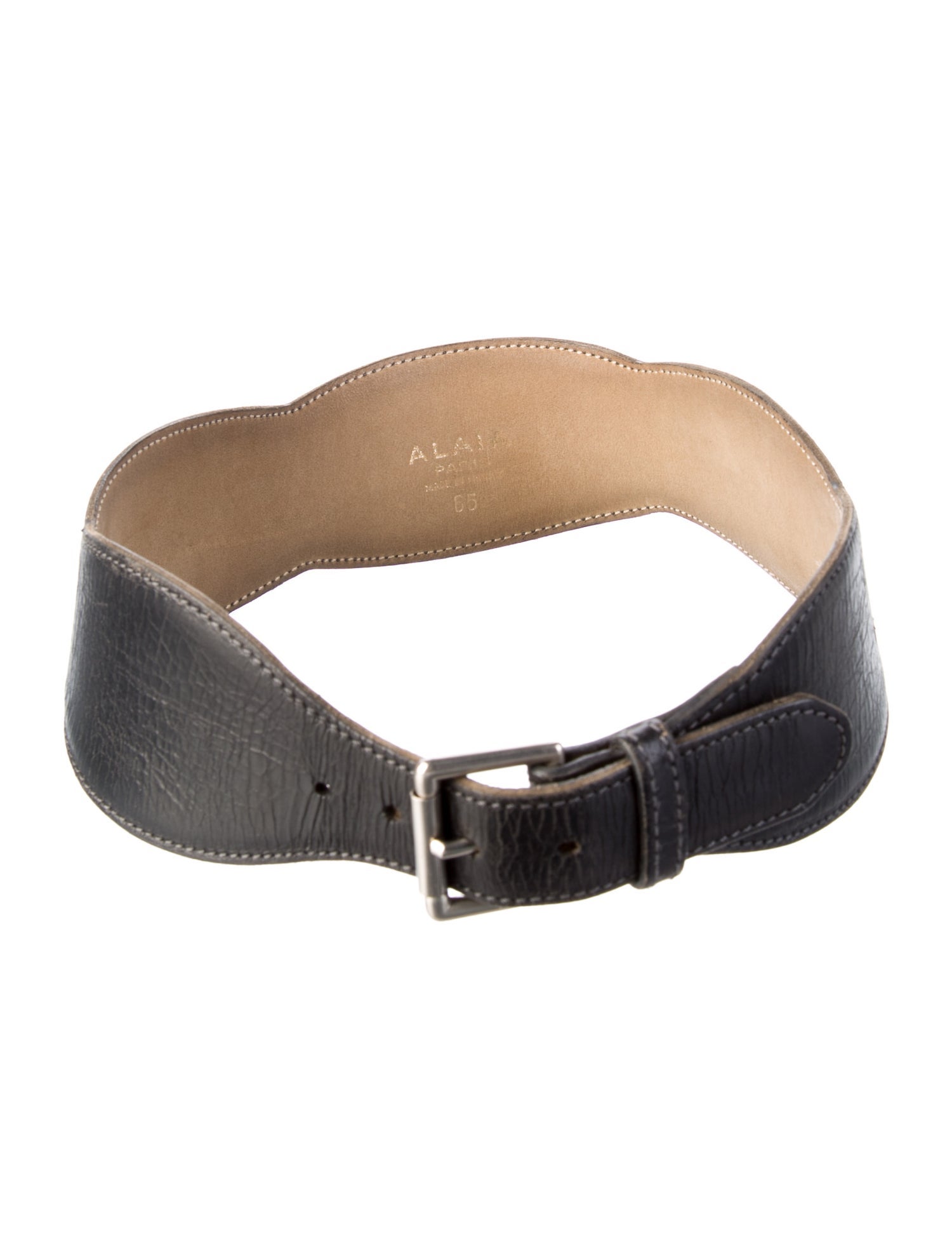 Alaïa Wide Leather Waist Belt