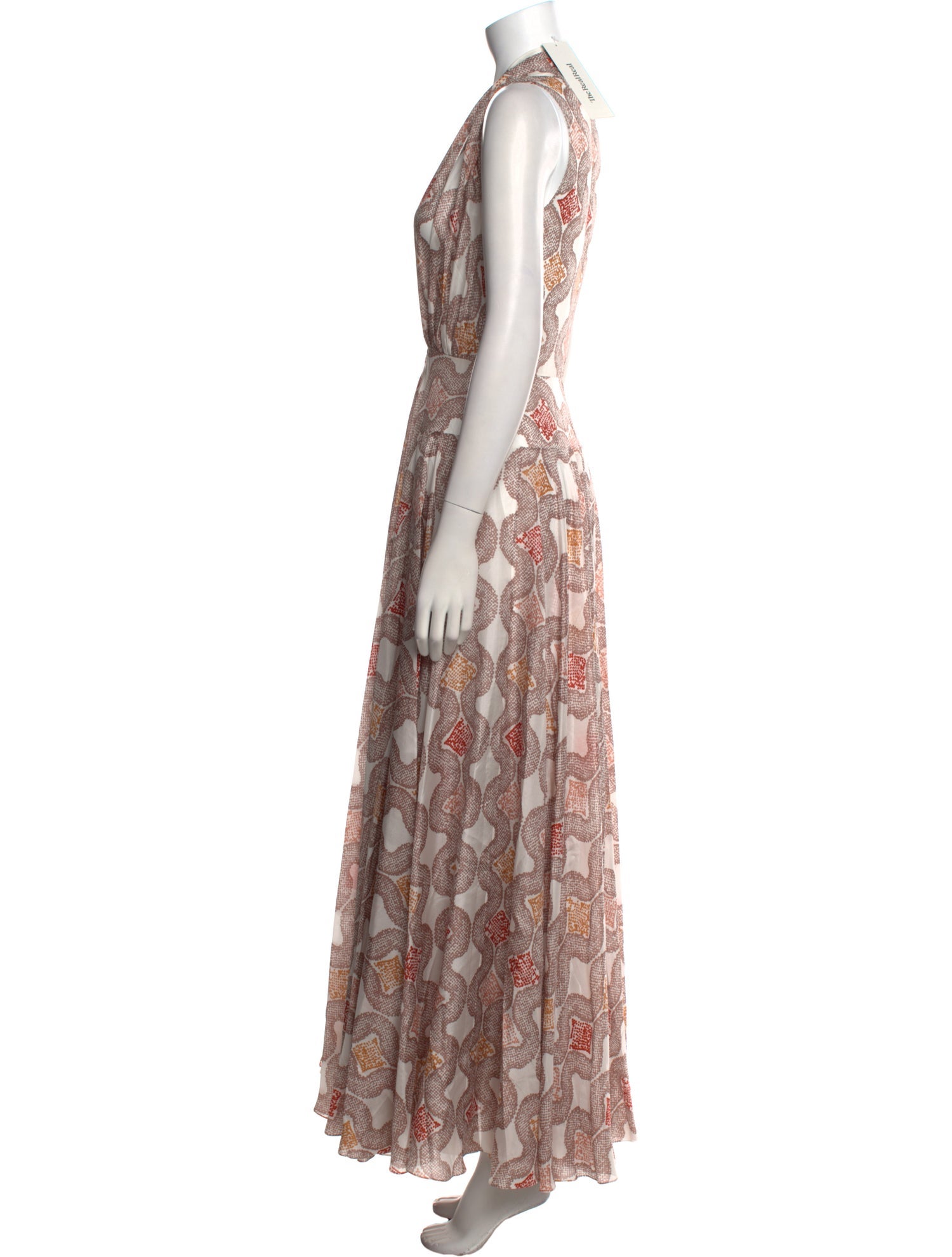 Alaïa Silk Long Dress