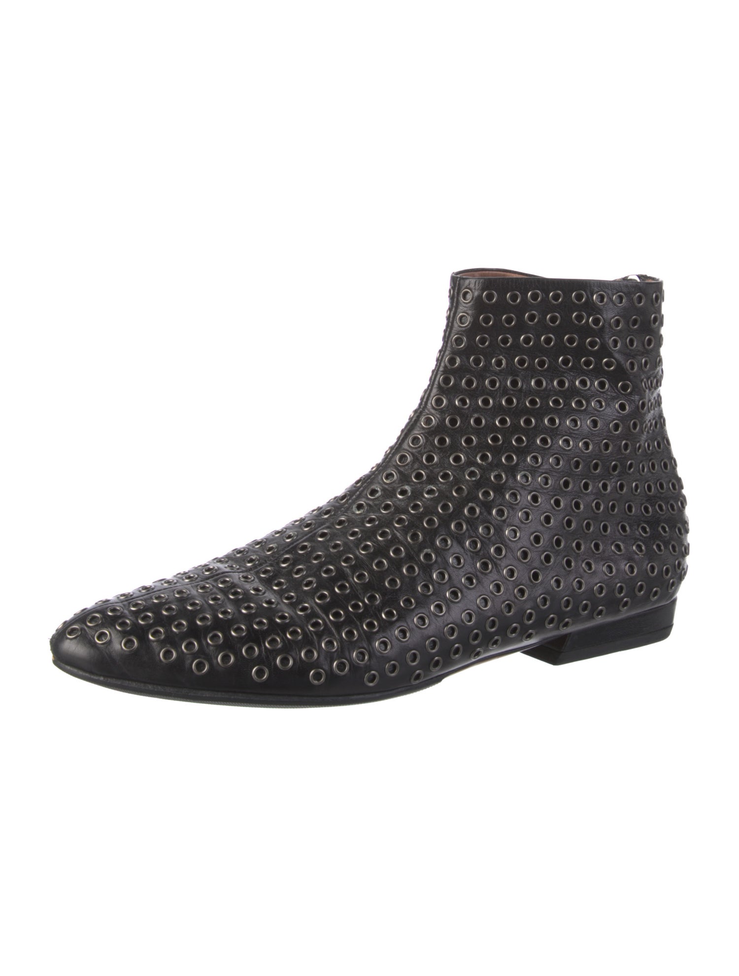 Alaïa Leather Chelsea Boots