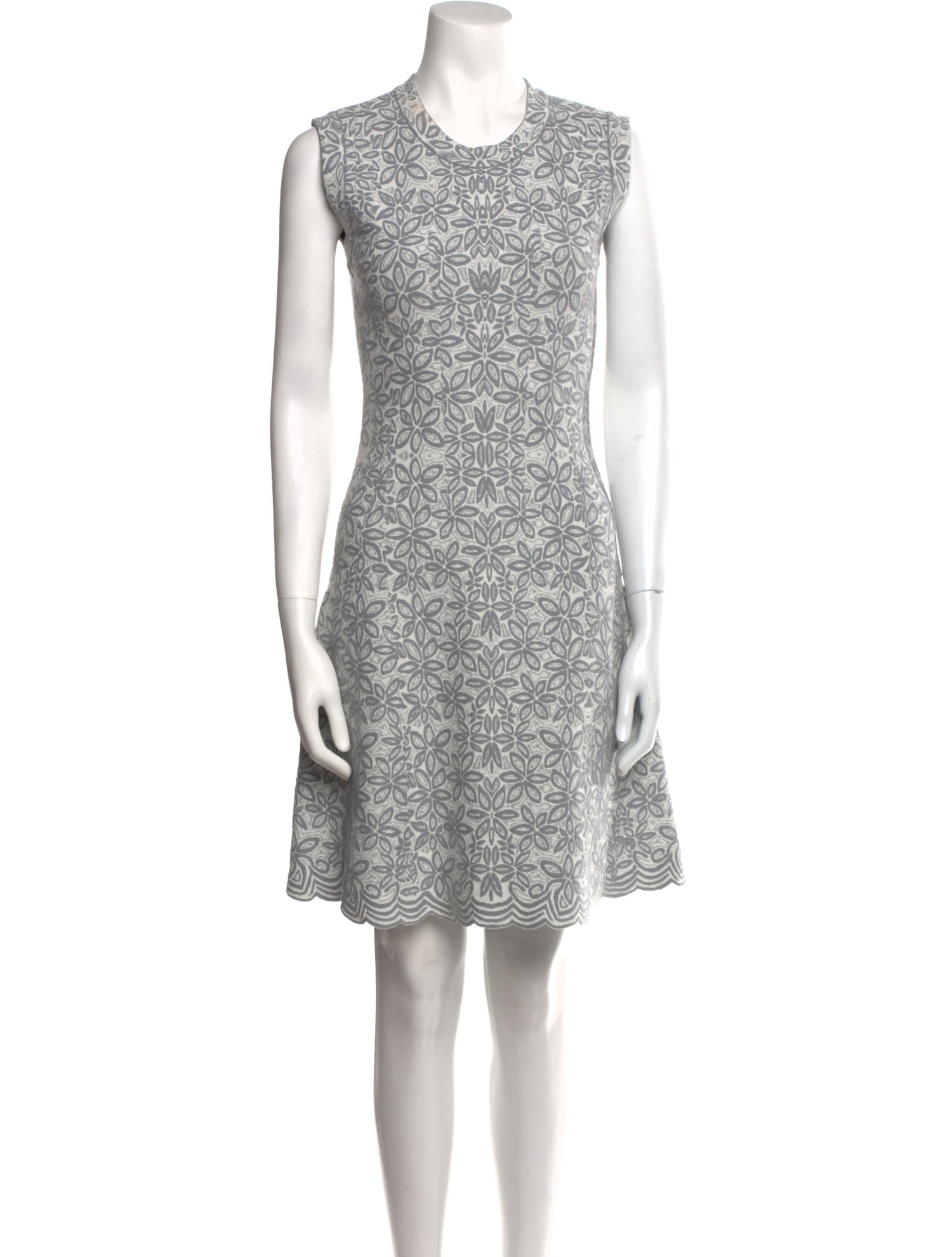 Alaïa Lace Pattern Knee-Length Dress