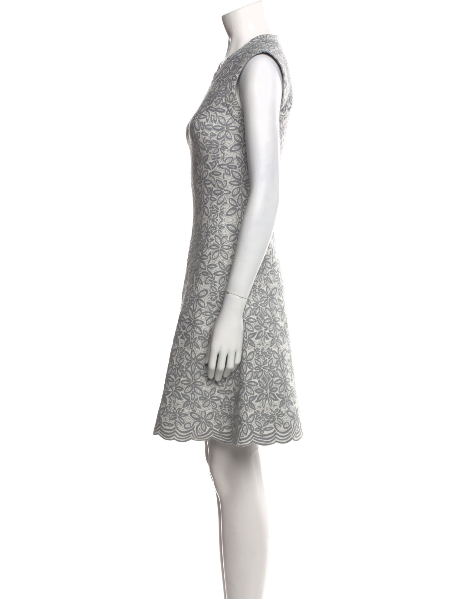 Alaïa Lace Pattern Knee-Length Dress