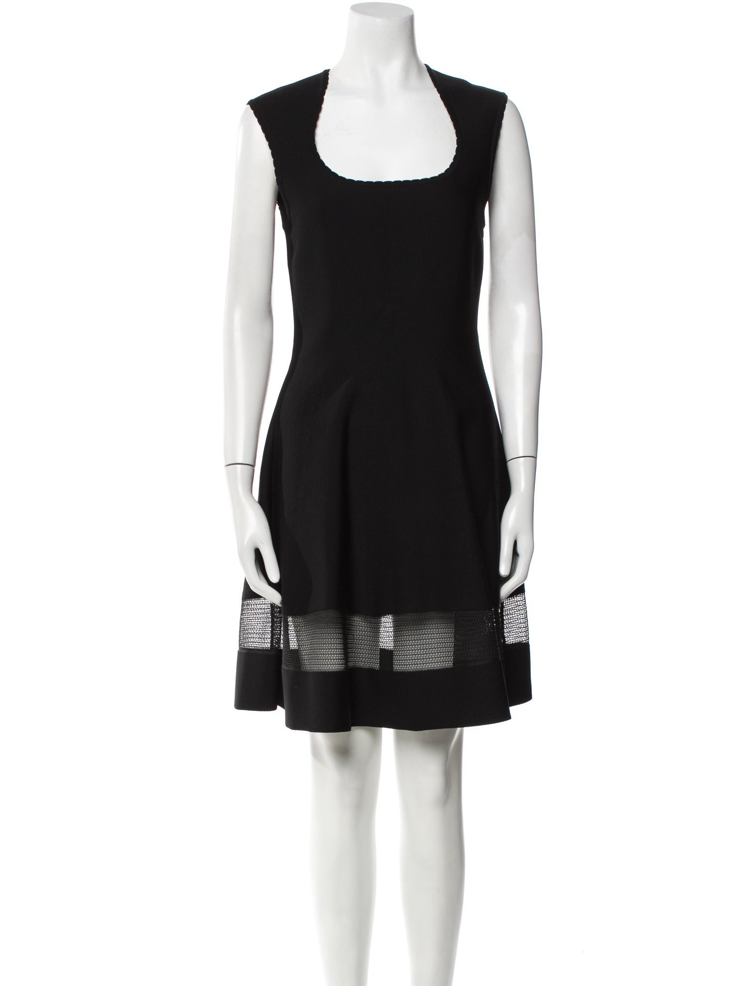 Alaïa Scoop Neck Knee-Length Dress