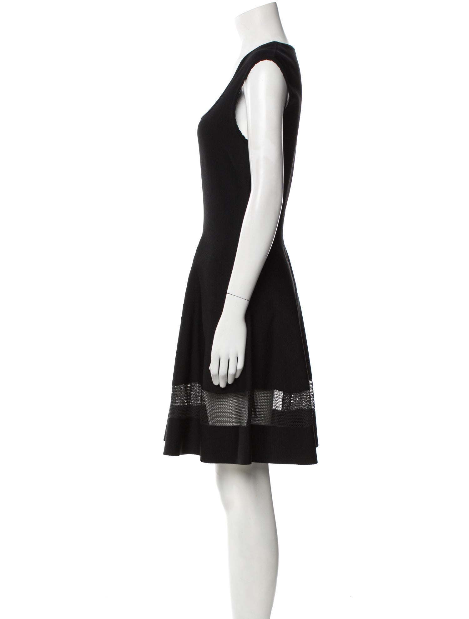Alaïa Scoop Neck Knee-Length Dress
