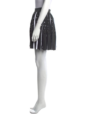 Alaïa Eyelet Trim Mini Skirt