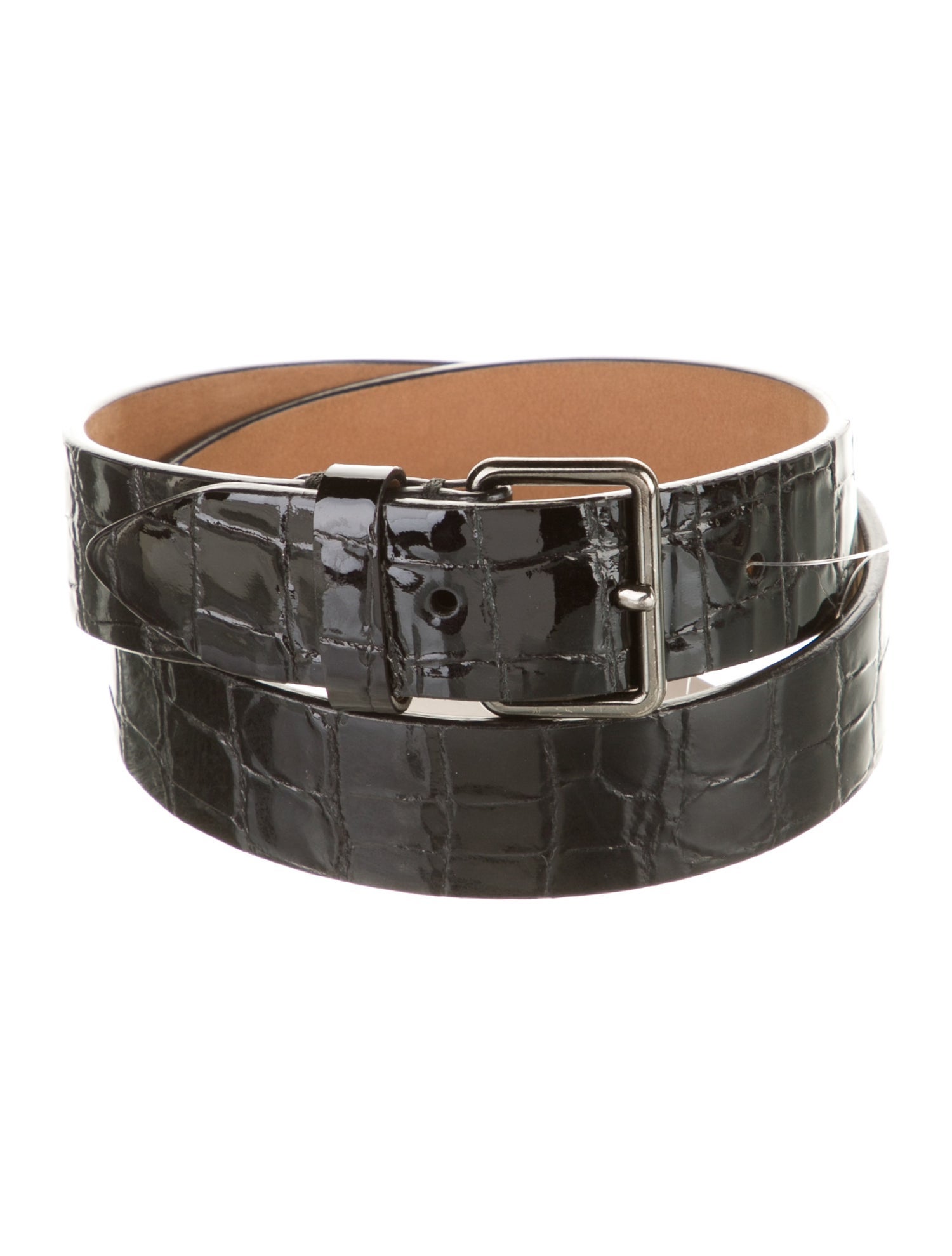 Alaïa Skinny Patent Leather Waist Belt