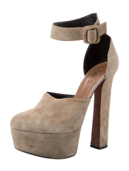 Alaïa Suede D'Orsay Pumps