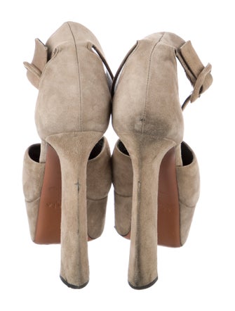 Alaïa Suede D'Orsay Pumps