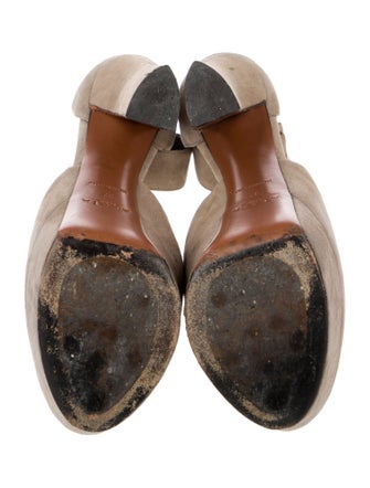 Alaïa Suede D'Orsay Pumps