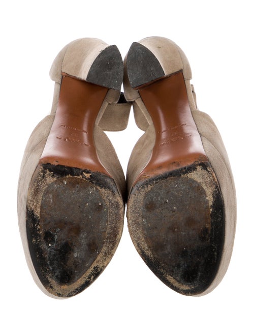 Alaïa Suede D'Orsay Pumps