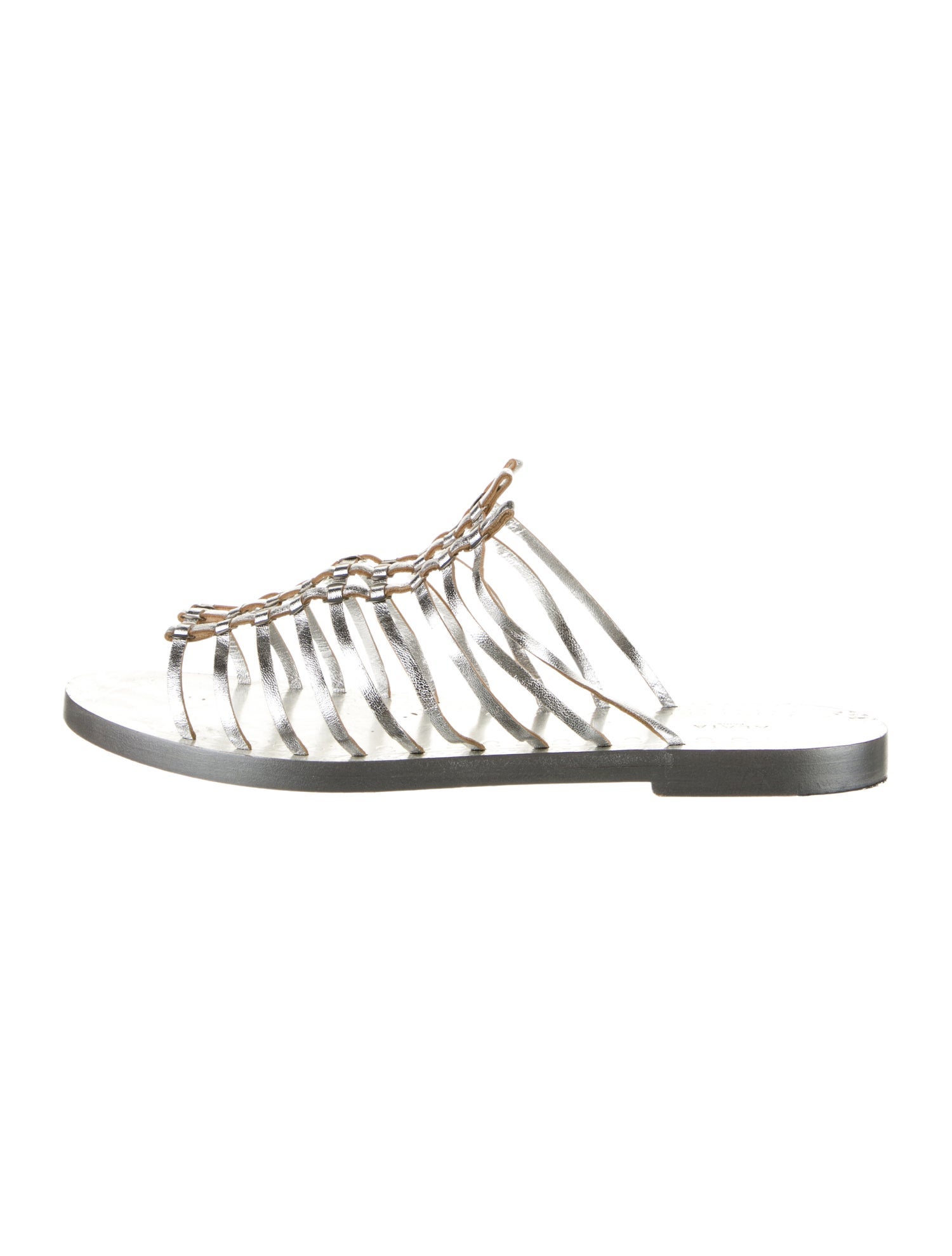 Alaïa Leather Gladiator Sandals