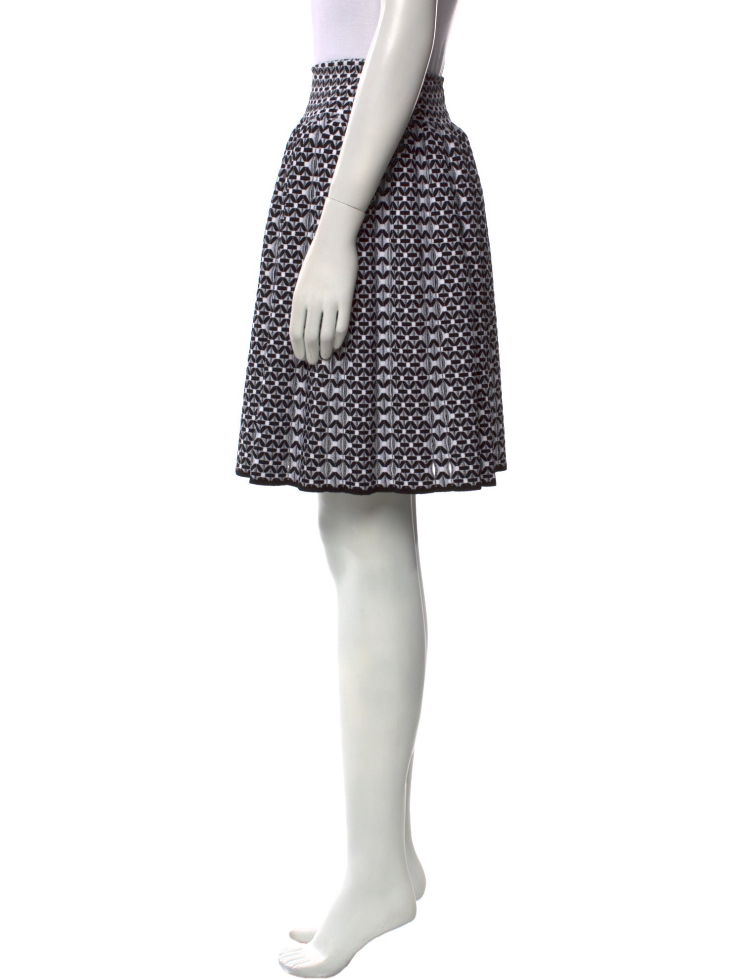 Alaïa Printed Knee-Length Skirt