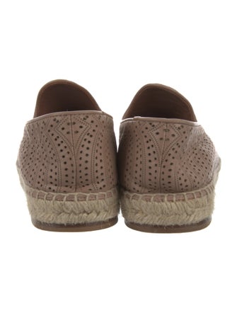 Alaïa Leather Espadrilles