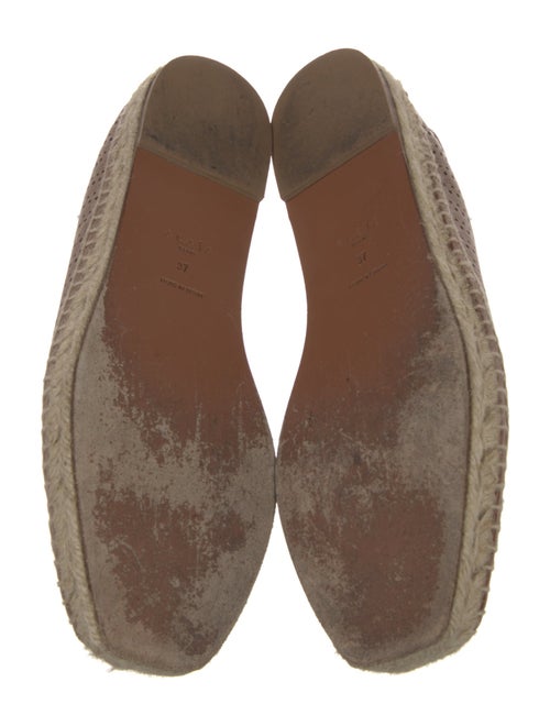 Alaïa Leather Espadrilles