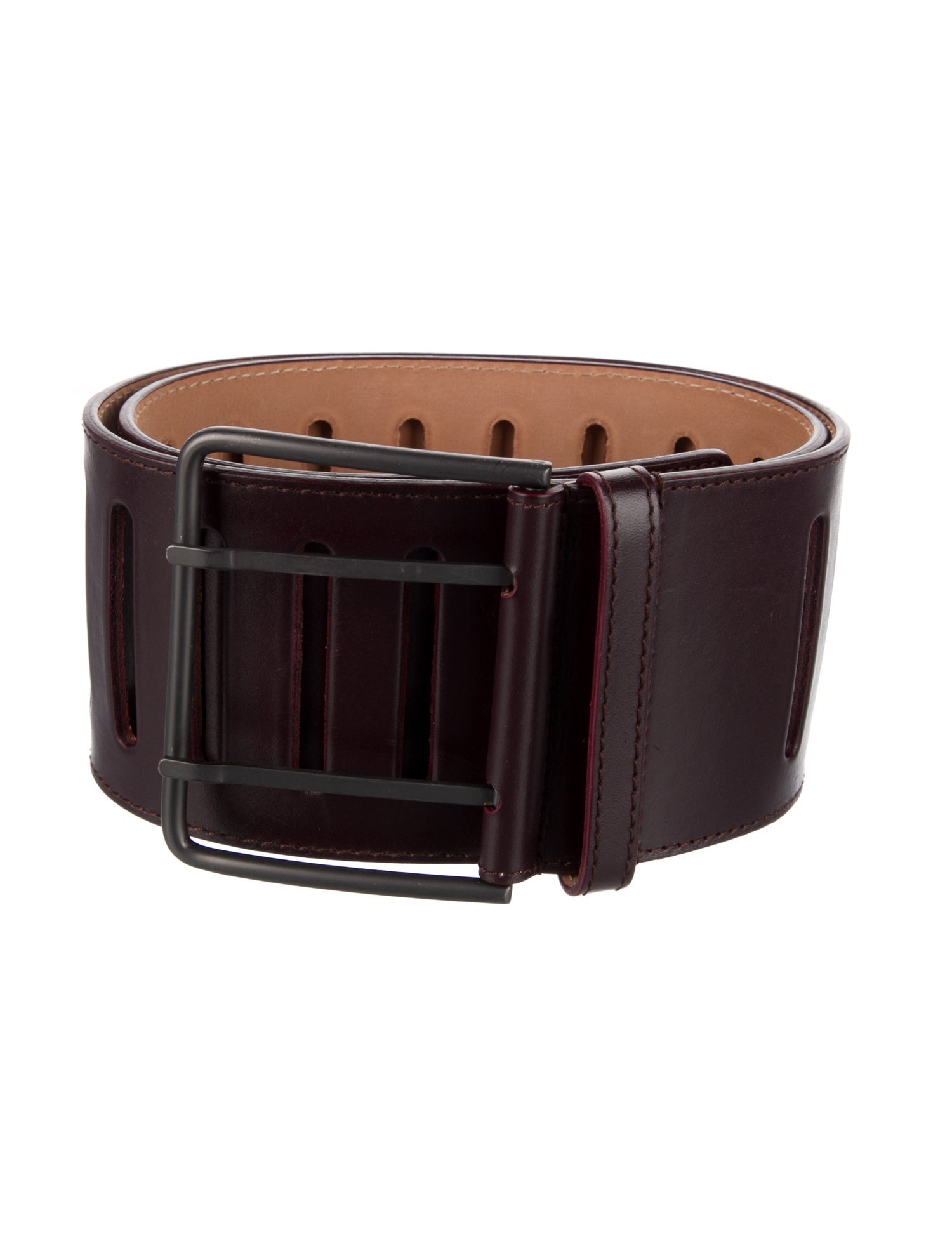 Alaïa Wide Leather Waist Belt