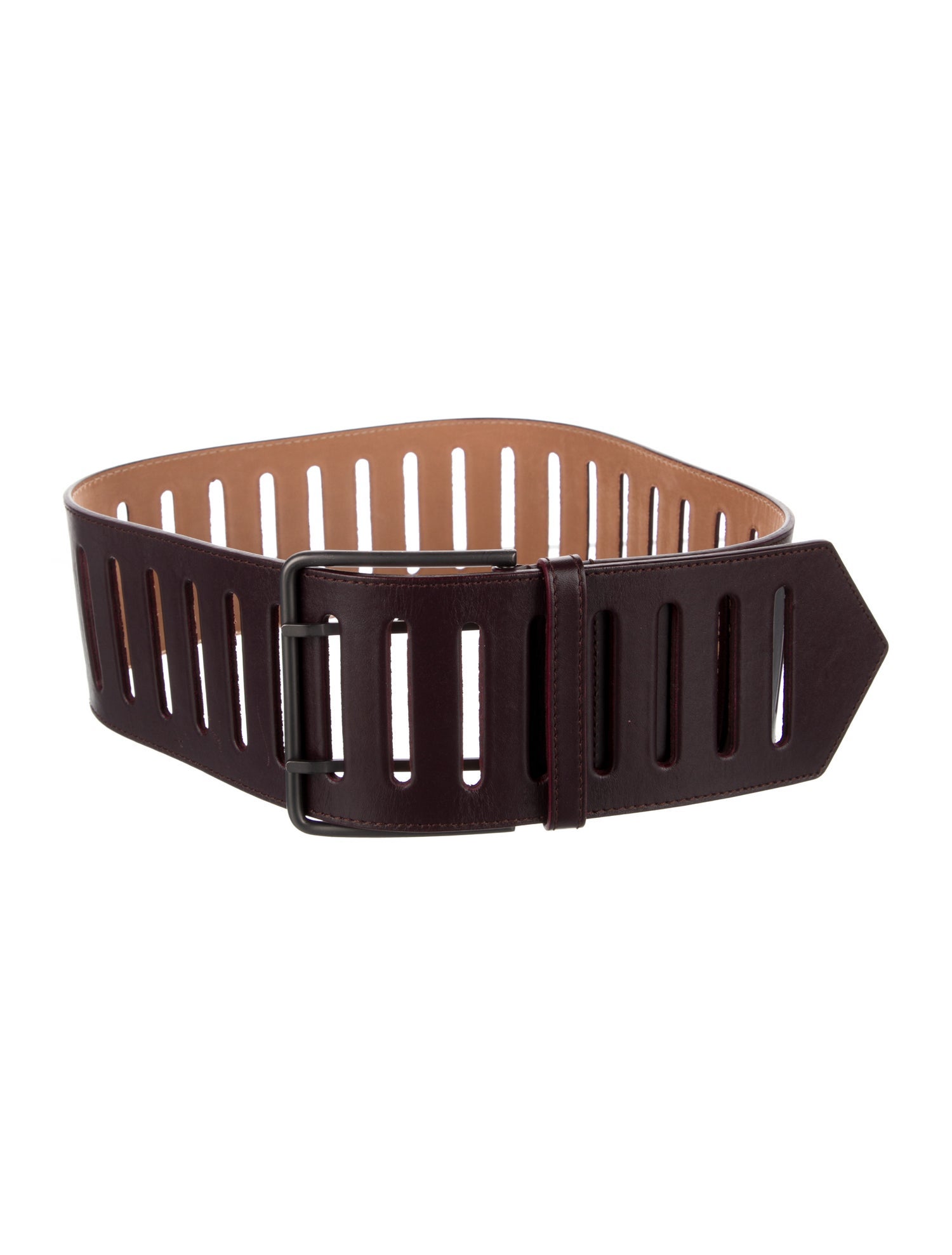 Alaïa Wide Leather Waist Belt