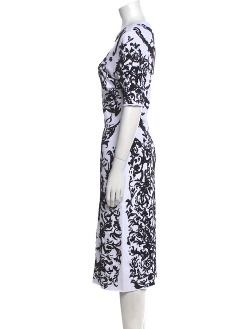 Alaïa Printed Midi Length Dress