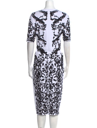 Alaïa Printed Midi Length Dress