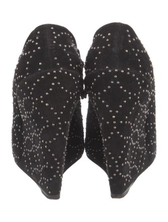 Alaïa Suede Studded Accents Boots