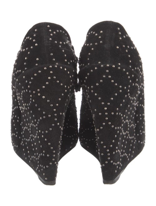 Alaïa Suede Studded Accents Boots