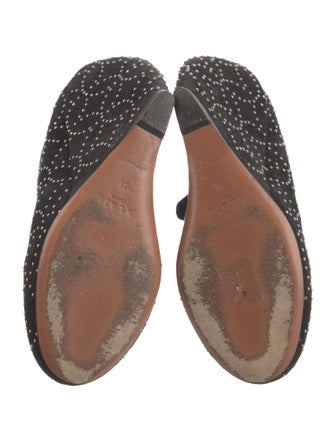 Alaïa Suede Studded Accents Boots