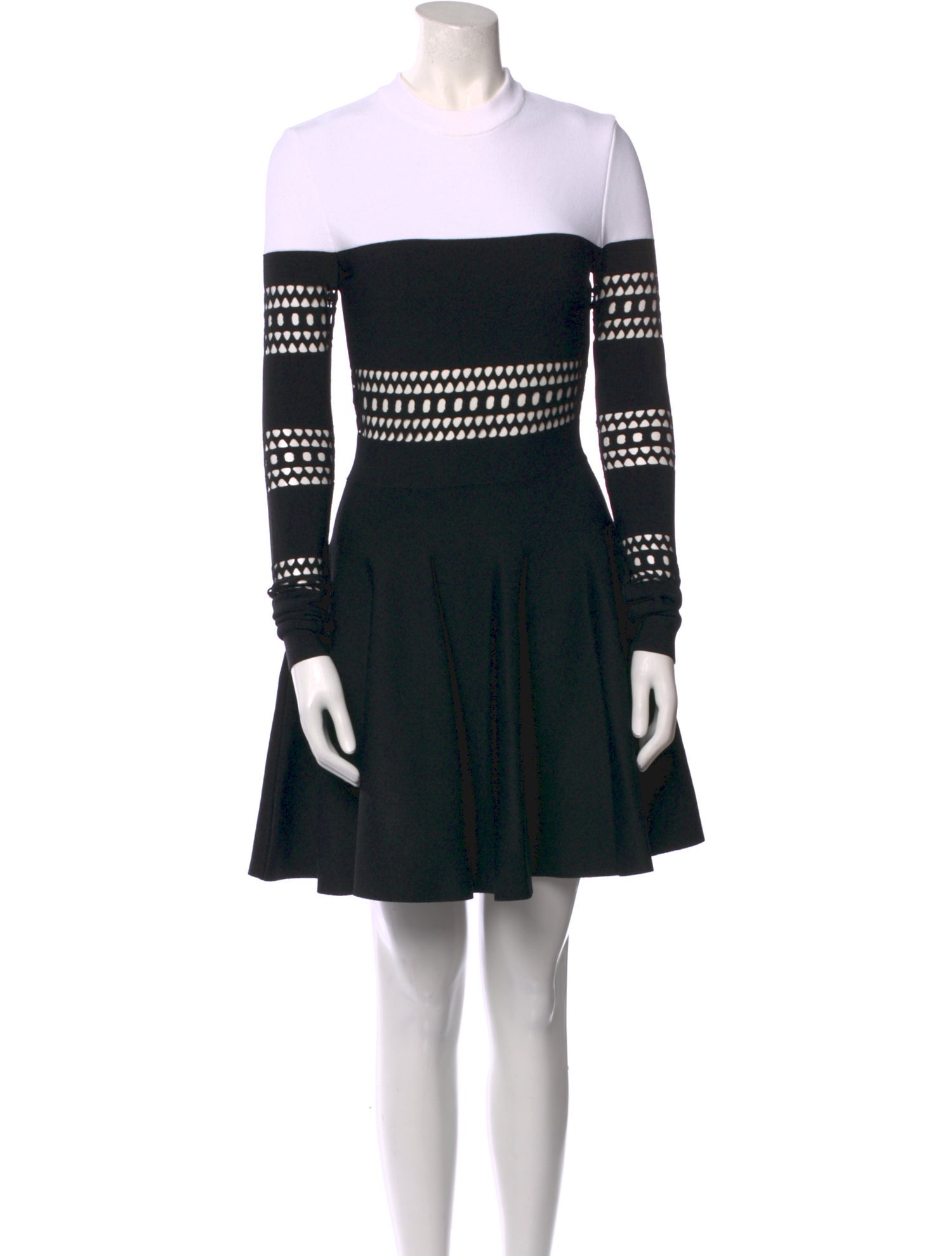 Alaïa Lace Pattern Mini Dress