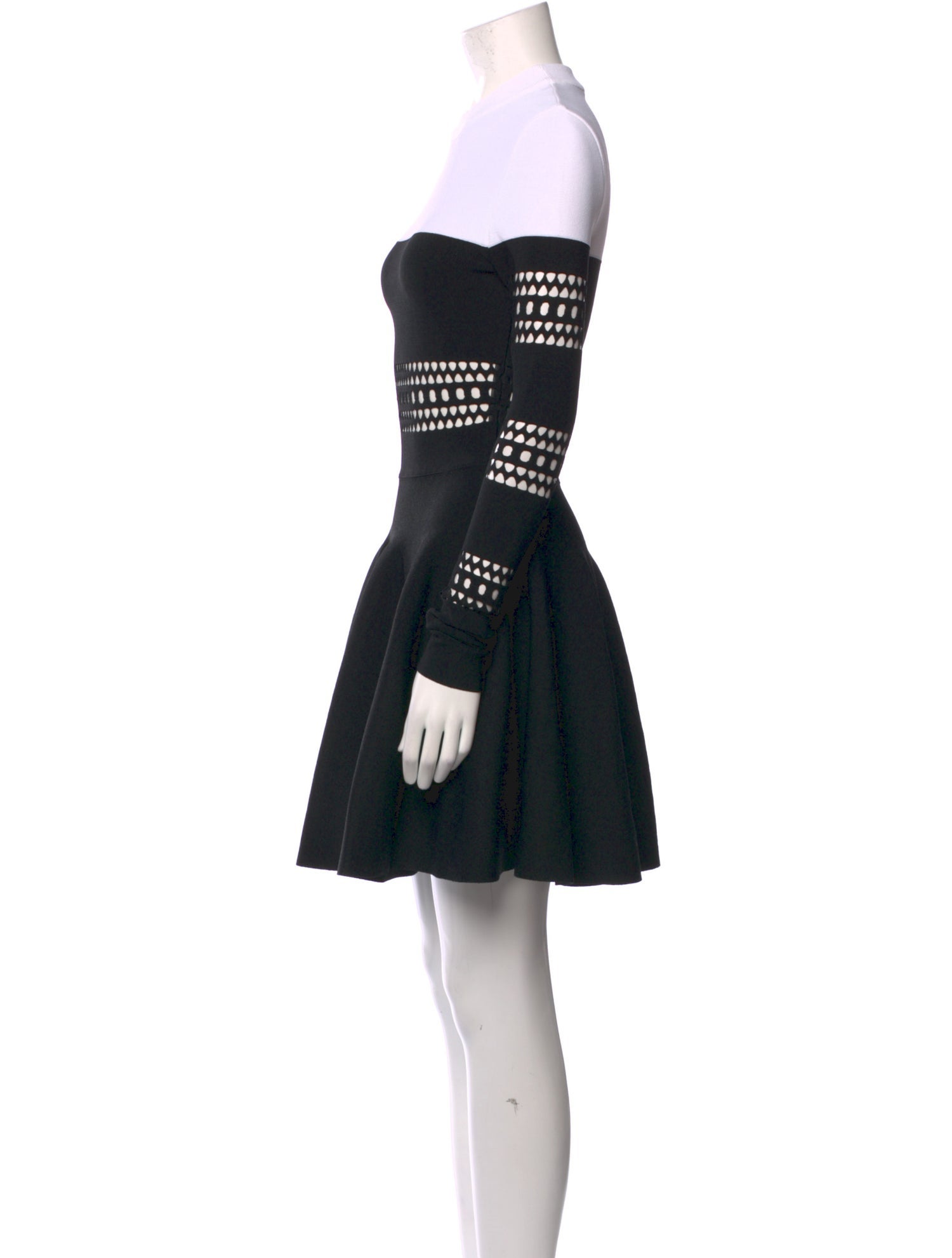 Alaïa Lace Pattern Mini Dress