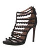Alaïa Suede Studded Accents Gladiator Sandals