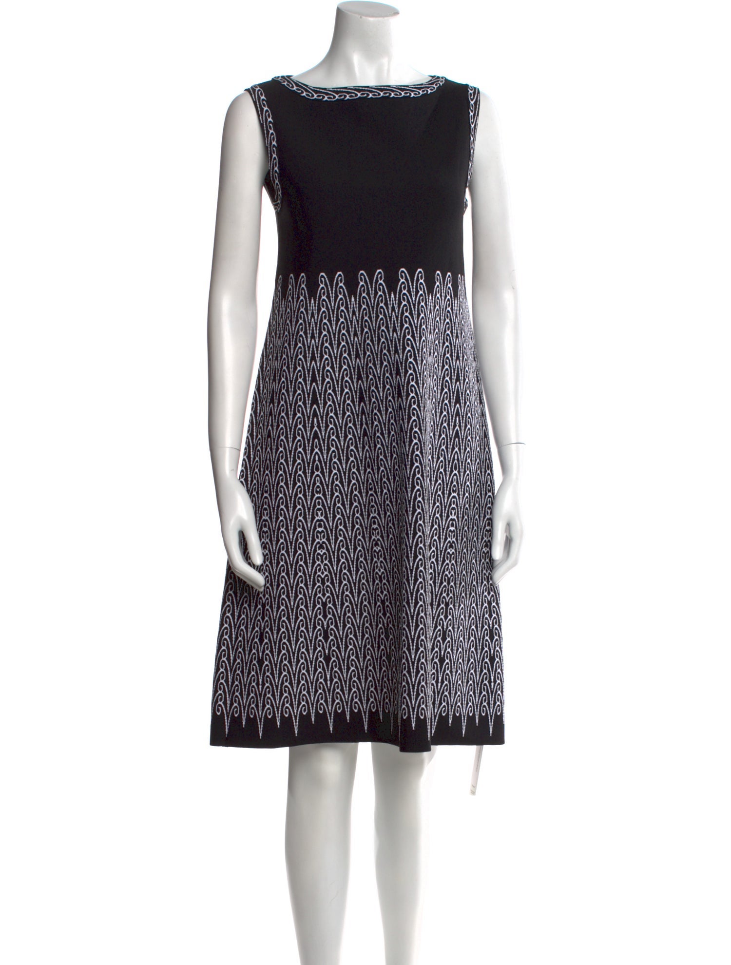 Alaïa Printed Knee-Length Dress