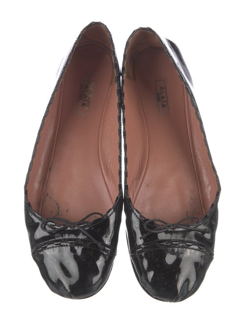 Alaïa Patent Leather Ballet Flats