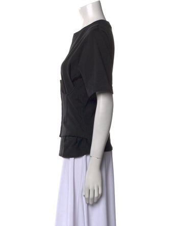 Alaïa Crew Neck Short Sleeve T-Shirt