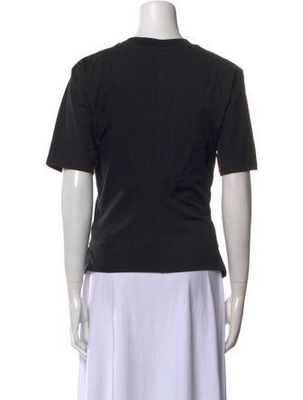 Alaïa Crew Neck Short Sleeve T-Shirt
