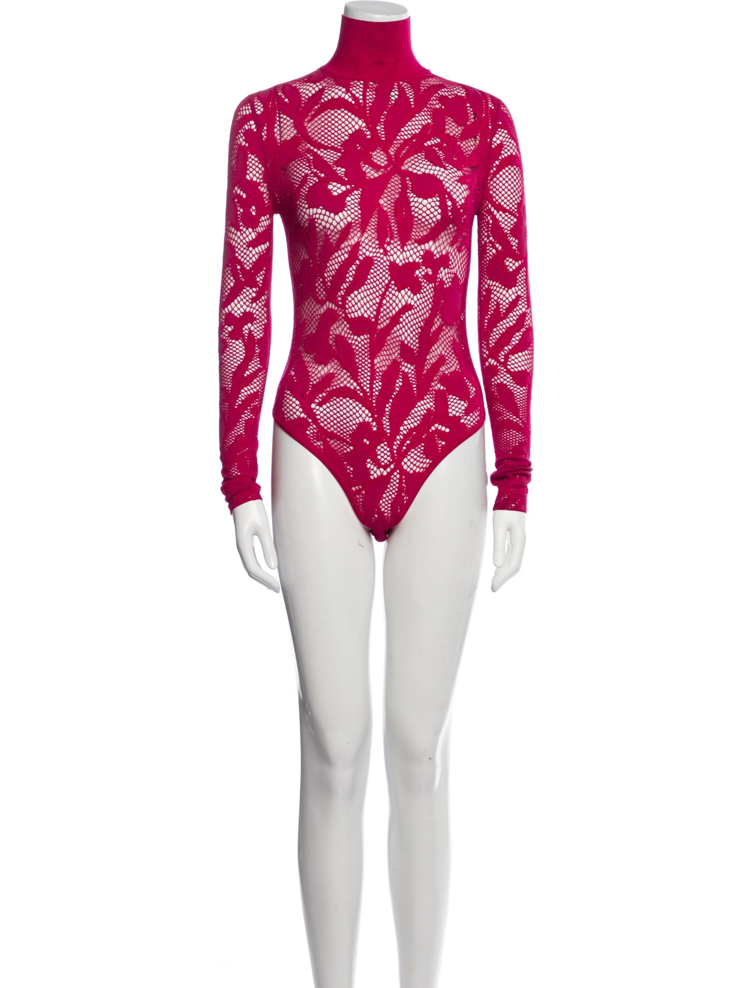 Alaïa 2024 Lace Pattern Bodysuit
