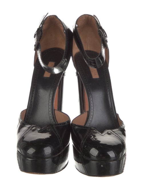 Alaïa Patent Leather D'Orsay Pumps