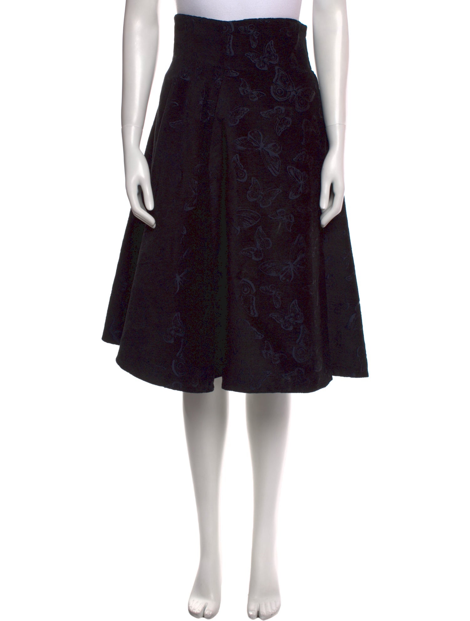 Alaïa Printed Knee-Length Skirt